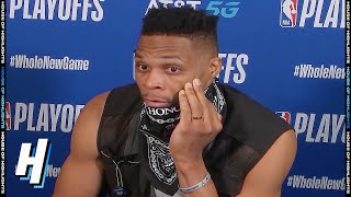 Russell Westbrook Postgame Interview - Game 6 | Rockets vs Thunder | August 31, 2020 NBA Playoffs
