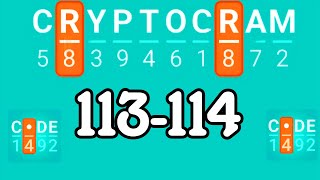 CRYPTOGRAM level 113 114