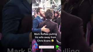 Mark Ruffalo Pulling His Wife Away From Chris Evans tiktok ktom95