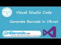 How to generate barcode using OnBarcode VB.NET Barcode Generator library