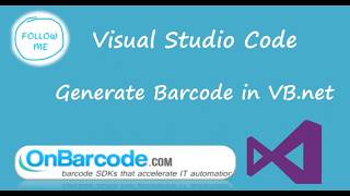 How to generate barcode using OnBarcode VB.NET Barcode Generator library
