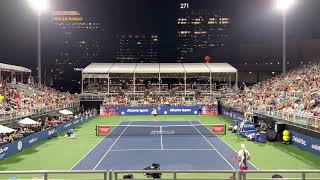 Brooksby vs Isner Court Level Atlanta Open 2022 Final Game