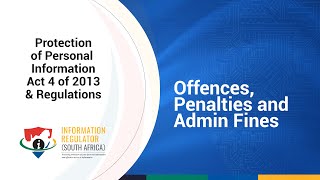 Offences, Penalties and Admin Fines