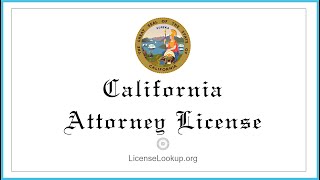California Attorney License - What You need to get started #license #California