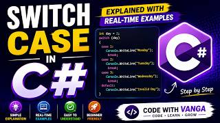 C# Switch Case Tutorial with Practical Examples | Switch Statement in C# for Beginners