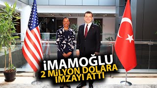 Ekrem İmamoğlu, İstanbul için hibe programına imzayı attı! USTDA’dan 2 milyon dolar hibe gelecek!