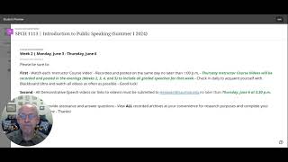 SPCH 1113 | Intro. to Public Speaking - Session 4 (Summer I 2024)