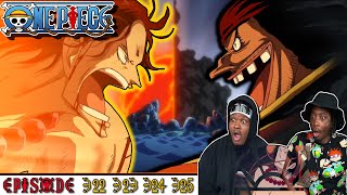 🔥⚫SUN VS DARKNESS⚫🔥!!  ACE VS BLACKBEARD!! OP - Episode 322, 323, 324, 325 | Reaction