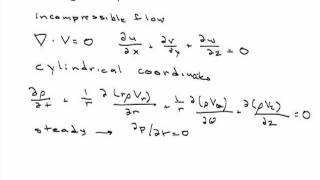 Continuity and Stream Functions