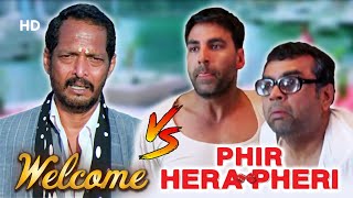Welcome V/S Phir Hera Pheri - Best Of Comedy Scenes - Paresh Rawal - Akshay Kumar - Nana Patekar