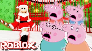 Peppa Pig ESCAPE MRS CLAUS'S PRISON in Roblox