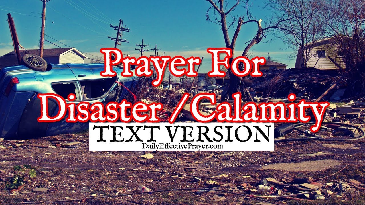 Prayer For Disasters / Calamity (Text Version - No Sound) - YouTube