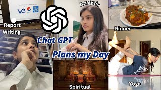 Chat GPT plans my day 😮 | Made me workout? 🧘‍♀️ | Best day?😴😍