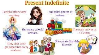 Present Indefinite Tense with 100 Simple and Fun English Sentences | English Speaking Practice