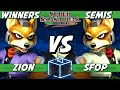 Coinbox 54 - Zion (Fox) vs SFOP (Fox) Winners Semis - Smash Melee