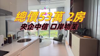 珠海口岸物業/中信·信悅灣/投資首選/珠海城芯中軸/53萬起輕鬆做房東/月月有收益/26-57㎡ 央企資產 带租出售/免費睇樓團/兩地牌7人車免费睇樓