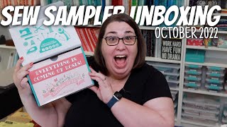 October 2022 Sew Sampler  | Sewing Subscription Box Unboxing