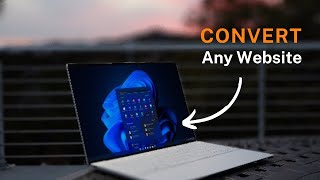 Turn a PHP/JavaScript website into a Desktop Application