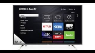 New 55 inch tv. (Hitachi Roku TV)