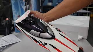 Wltoys Ocean Explorer WL912 boat unboxing and test