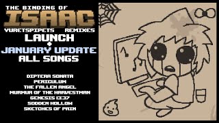 The Binding of Isaac YuretsPipets Remixes: Launch + January Update | ALL SONGS