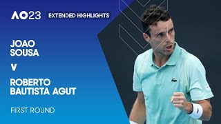 Joao Sousa v Roberto Bautista Agut Extended Highlights | Australian Open 2023 First Round