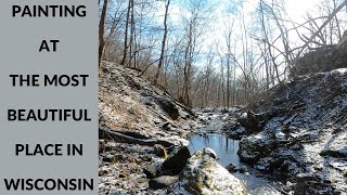 Painting At Parfrey’s Glen | Plein Air