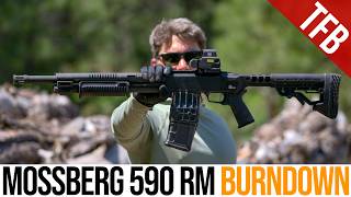 Mossberg 590RM Review & Thunder Ranch Burn Down Test