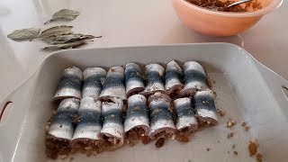 Kuş Üzümlü ve Çam Fıstıklı Sardalya Dolması - (Sarde a Beccafico) | Kuçina