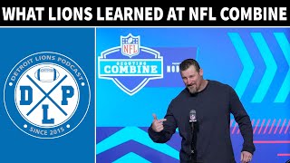 What the Detroit Lions Learned at the 2023 NFL Combine | Detroit Lions Podcast