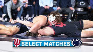 Select Matches: Indiana at Penn State | Big Ten Wrestling | Jan. 14, 2024