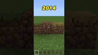 Minecraft 2023 vs 2014😥 #shorts #minecraft