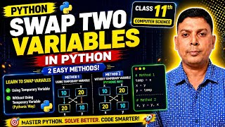 Swap Variables in Python in Seconds! | Class 11 Computer Science part 1.12