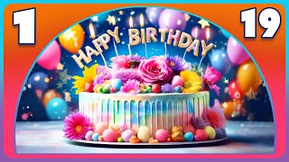 19 January Happy Birthday Song - Happy Birthday Wishes - WhatsApp Birthday Song Status