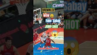 Justin Brownlee! Fake Sabay Jump Shot #shortsfeed #shorts #youtubeshorts #justinbrownlee