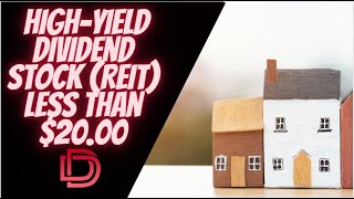 High Yield Dividend Stock to Buy Right Now ( REIT ) for Earning Passive Income (Dividend Income)
