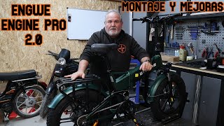 ENGWE ENGINE PRO 2.0 BICICLETA ELECTRICA MONTAJE Y USO DE PANTALLA  / GINESSOT