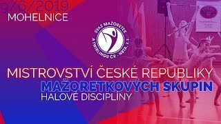 Mistrovství České republiky v halových disciplínách mažoretek 2019