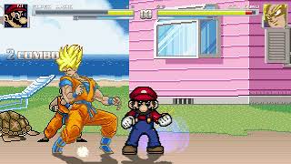 AN Mugen Request #1985: Super Mario VS SSJ Goku