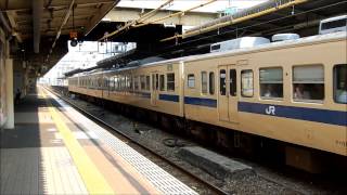 【瀬戸内色】山陽本線115系 広島駅出発動画