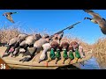 COVERED UP in GEESE and MALLARDS! (Limited Out) | 28 GAUGE Duck and Goose Hunt