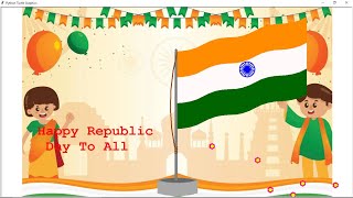 How to make a Indian flag using python turtle in easy step##