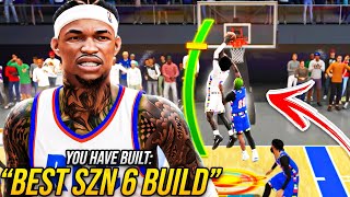 This 6'9 "DIMING INTERIOR SCORER" is the MOST FUN CENTER BUILD in SEASON 6 NBA 2K24!!