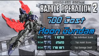 Gundam Battle Operation 2: Level 1 Moon Gundam.