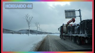 北海道道30号三笠栗山線 [ 三笠市 岩見沢市 栗山町 4K/60p GH6 車載動画 2024 雪道 全線ドライブ]：国道12号交点～国道234号交点