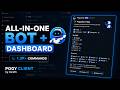 All In One Discord Bot With Components V2 And Dashboard | Free Source Code & Easy Setup Guide