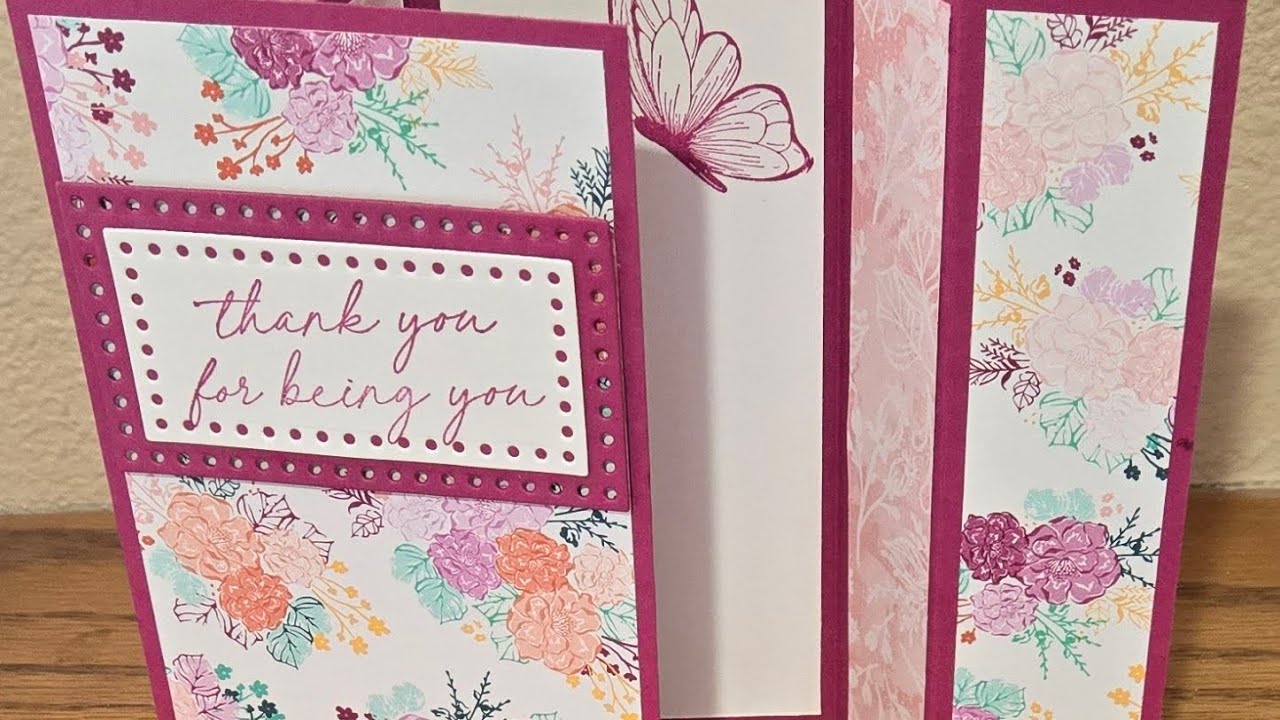 Fun Fold Card Tutorial Youtube