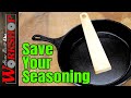 How to make a simple Wooden Spatula | Save your Cast Iron Seasoning