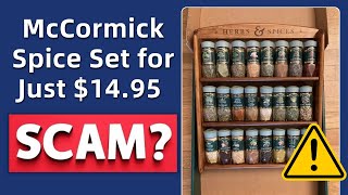 McCormick Spice Set for $14.95 Facebook SCAM! Be Aware!