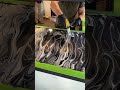 pouring an epoxy countertop on a job site tiktok live 2 6 24